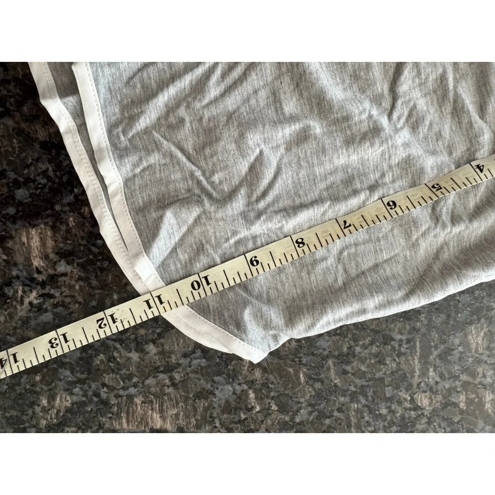Barefoot‎ Dreams Malibu Soft Jersey Piped PJ Set Gray White XS BDWMC22293 NEW